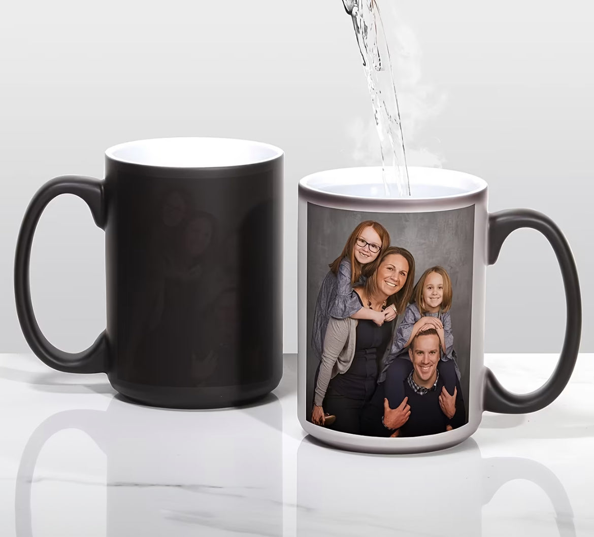 Custom 15oz Colour Changing Mug - Full Design