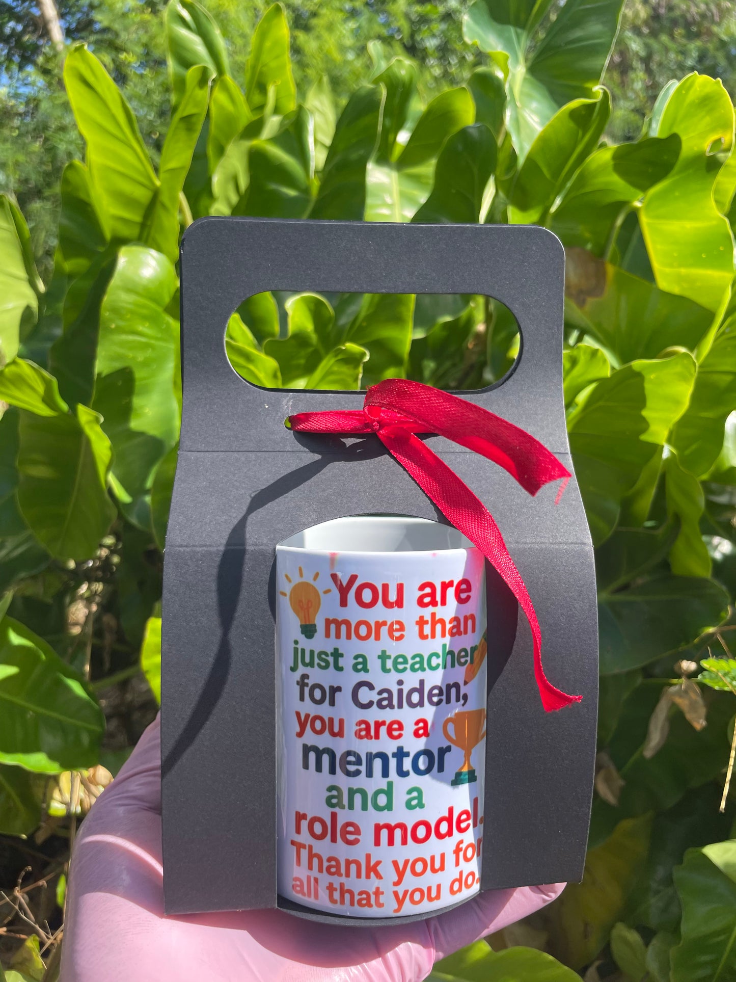 Custom 11oz Ceramic Mug - Half Design